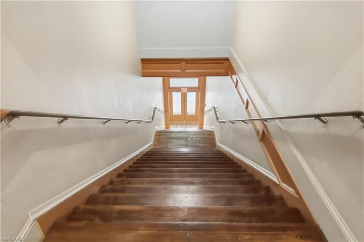 Historic stairway entry - downtown first street