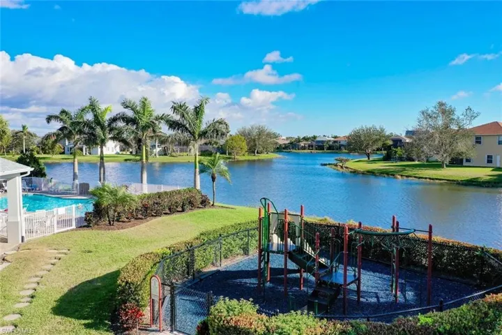 Water view featuring fence