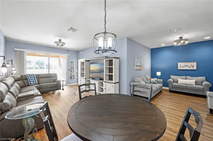 Dining area in great room