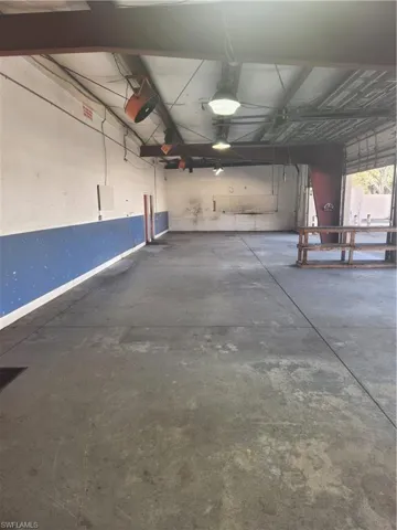 Four Bay Garage Area