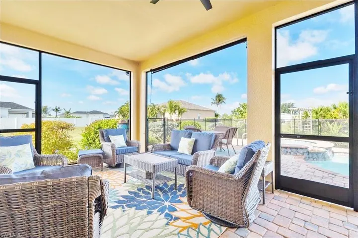 Enjoy the pool & garden views!