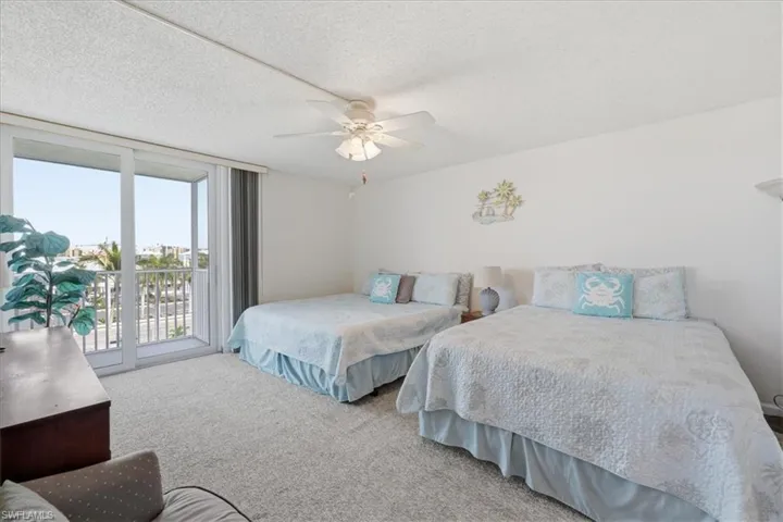 Bedroom 1 - Primary with balcony access