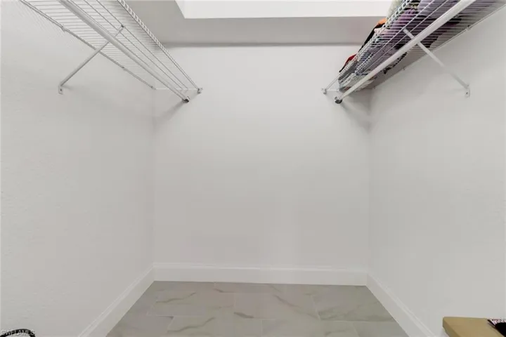View of spacious closet