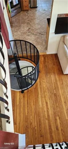 View of stairs