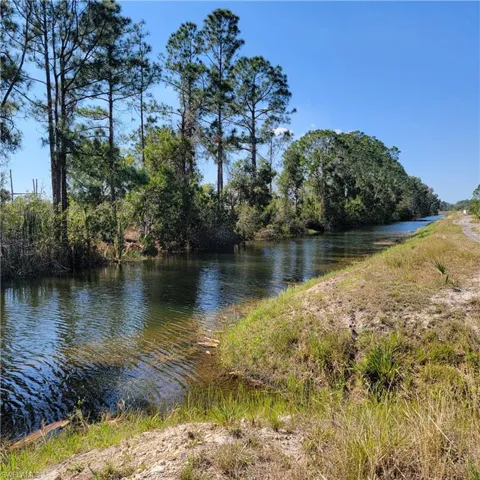 View of the Canal behind lot looking to the East