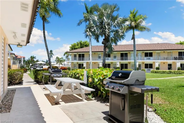 BBQ area for residents