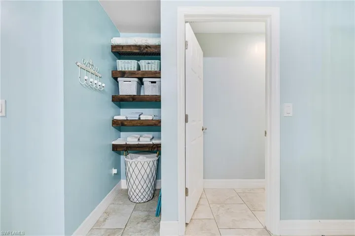 Bathroom featuring tile patterned floors