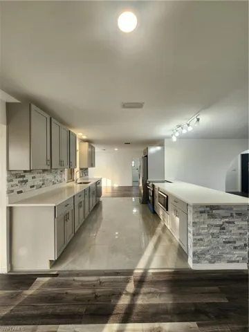 New countertops, soft close cabinets and applicances