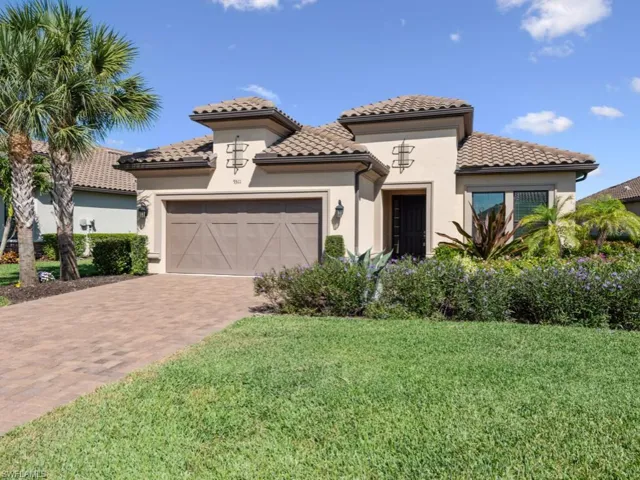 Front Elevation - Built in 2019, Lazio floor plan. Front Elevation. This lot is larger than the averagelot on this street