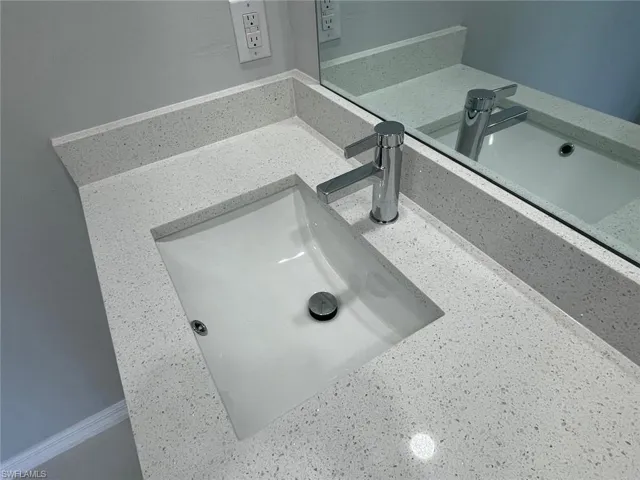 Primary Bathroom with double sinks