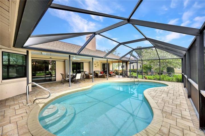 screened in pool and lanai