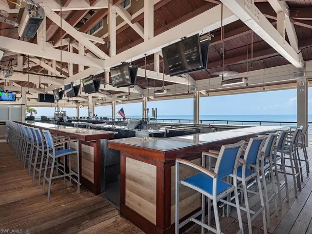 Marker 36, 1 of 2 Pelican Bay private beachfront restaurants/bar