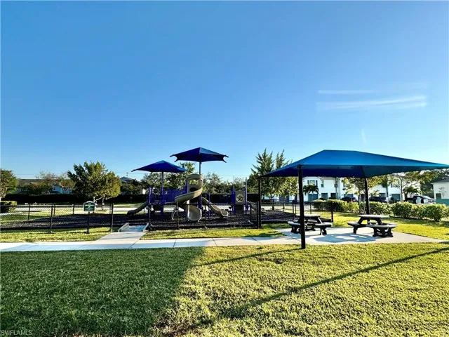 View of community jungle gym