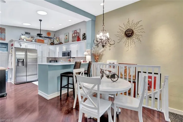 Two round 'discs' in kitchen are tubular skylights
