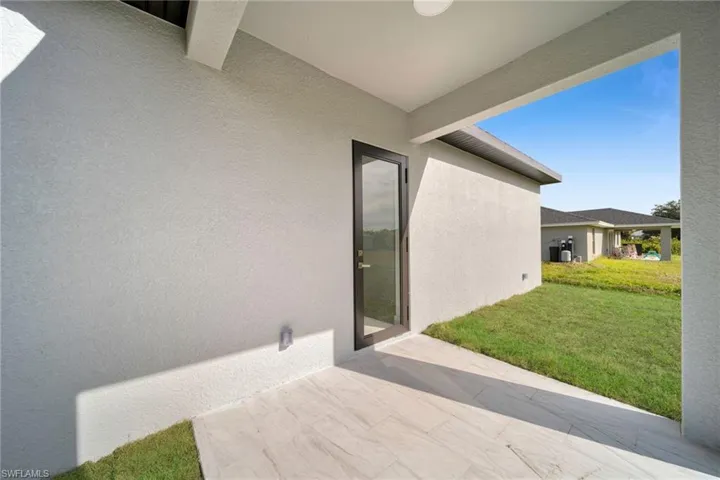 View of patio