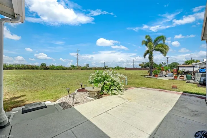 Your Rear patio will be a wonderful space for grilling and alfresco dining!