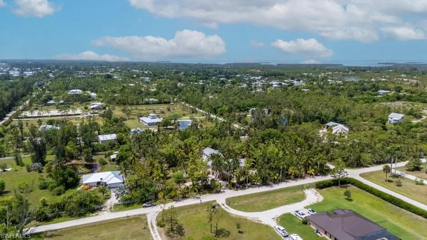 Aerial overview of property's location