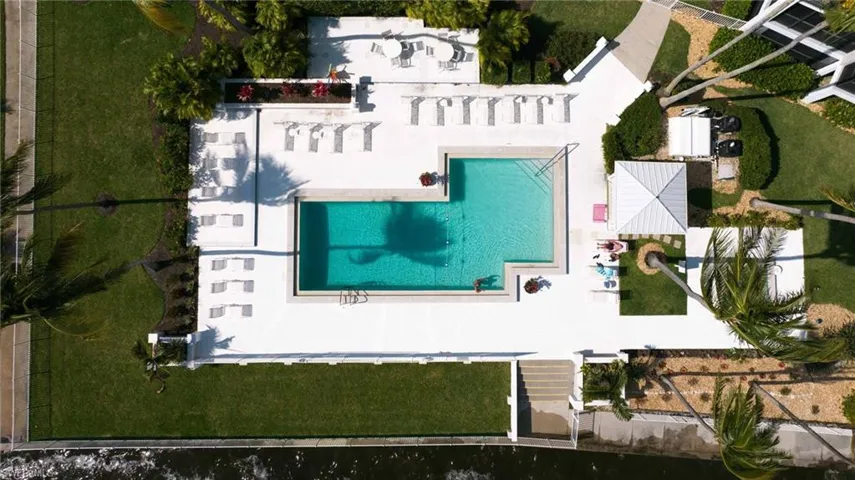 The resort style heated pool is HUGE