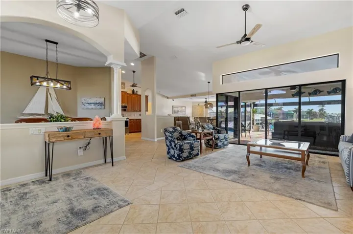 Living room from foyer