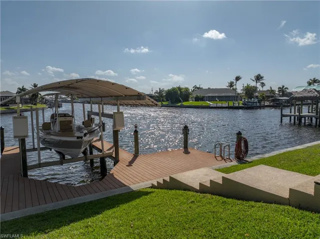 Dock and intersecting canals