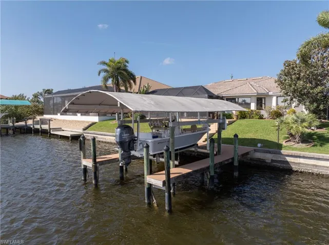 Dock and covered lift