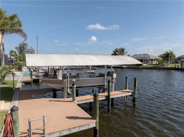 Dock and covered lift