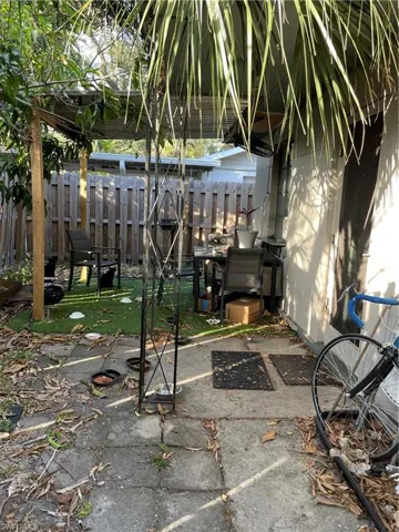 Unit 2: View of patio