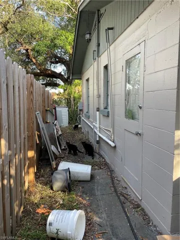Unit 2: View of home's exterior - back