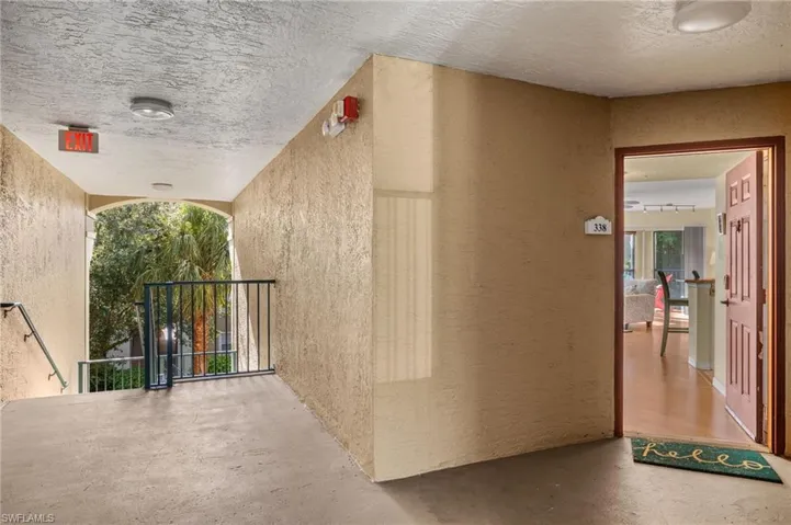 View of front door, hall & stairway