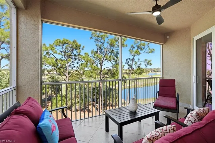 Views of golf course and lake