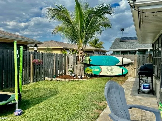 View of yard featuring a patio