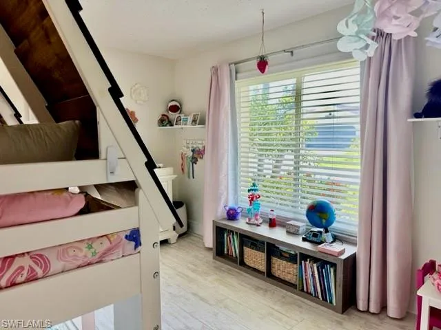 Bedroom featuring light hardwood / wood-style floors