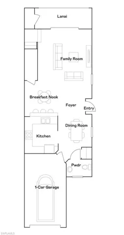 View of floor plan / room layout