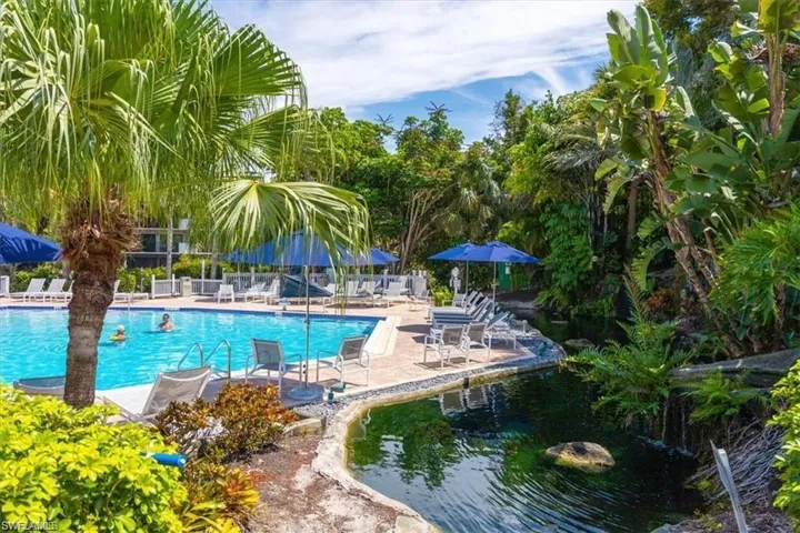 Pool with a patio
