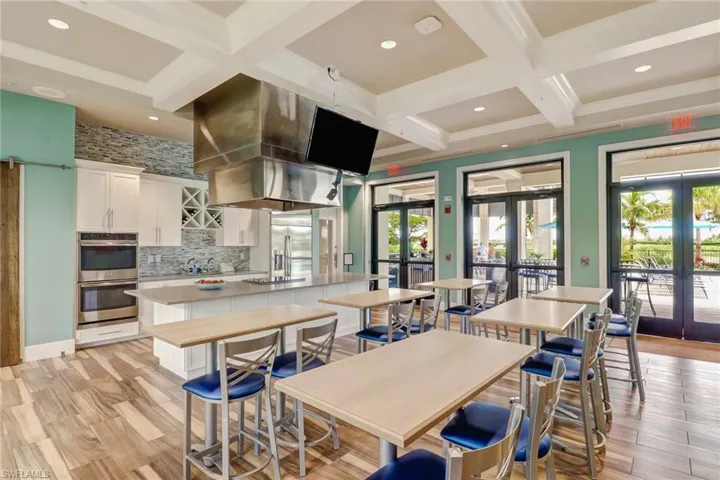 Amenity center culinary arts area