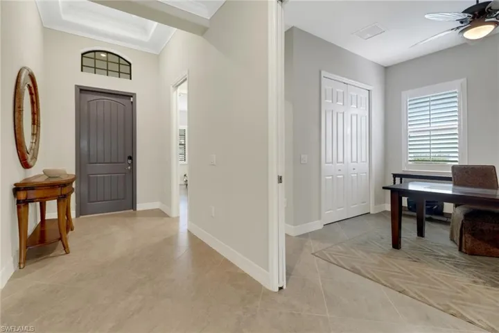 Bright entrance foyer