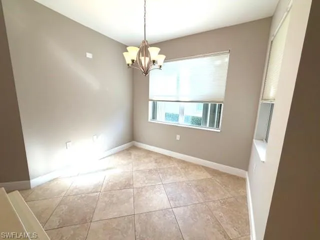 Kitchen Dining with furniture removed and new paint October 2025