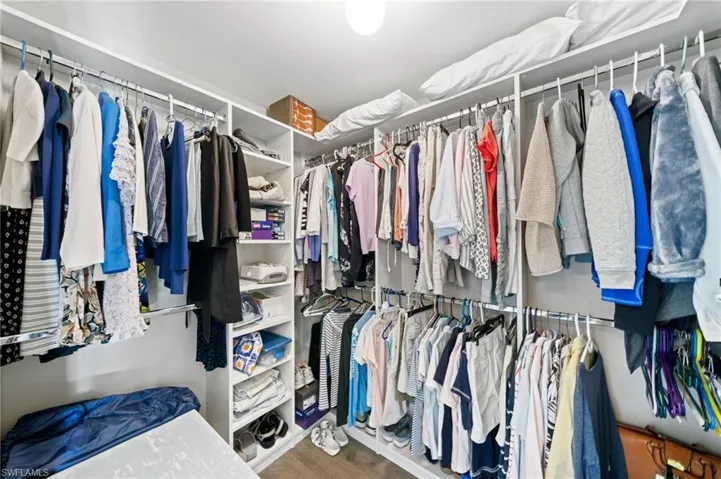 Spacious Primary Walk In Closet