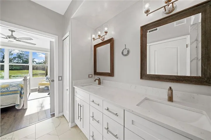 Primary Bathroom Double Vanity