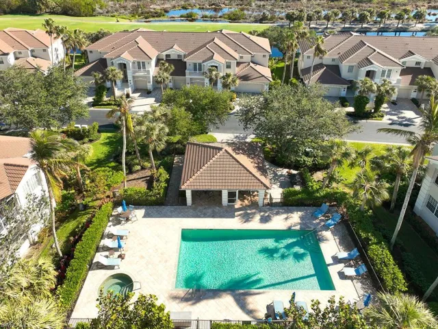 Aerial view of Eagle's Nest pool.