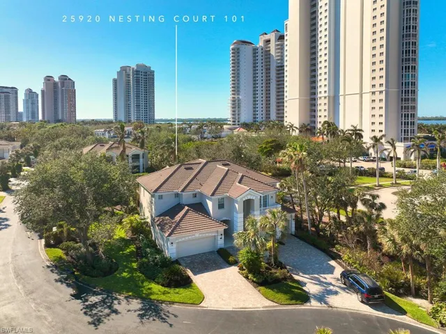 Aerial view of home. Sunset skies all year long!