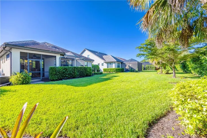 Rear of the home on oversized lot