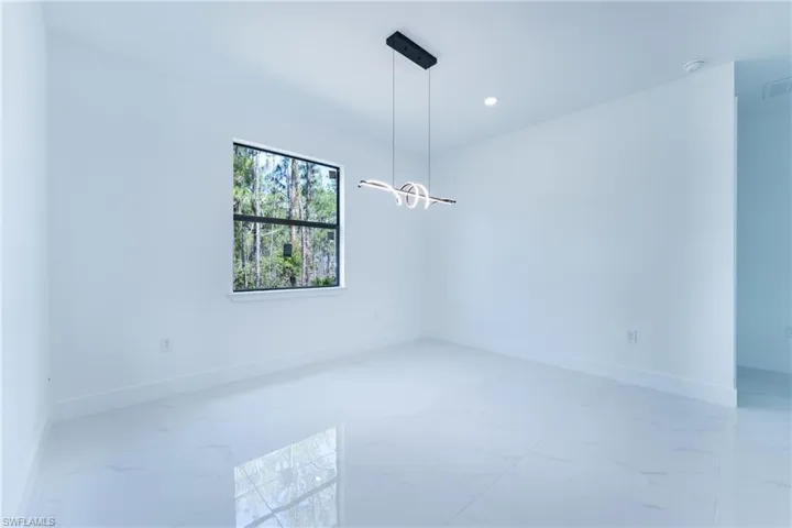 View of tiled empty room