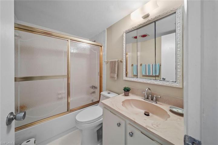Guest bath tub and shower combo