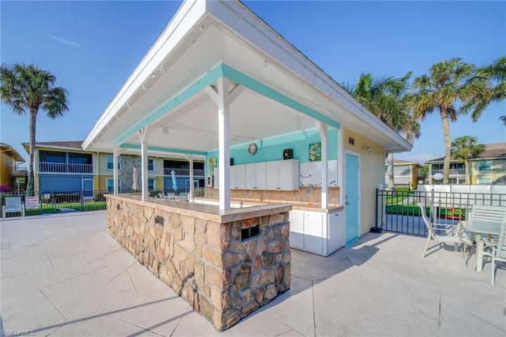 Pool bar - a gathering place for community functions