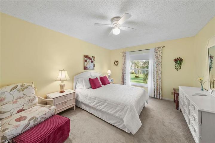 Primary bedroom with impact window