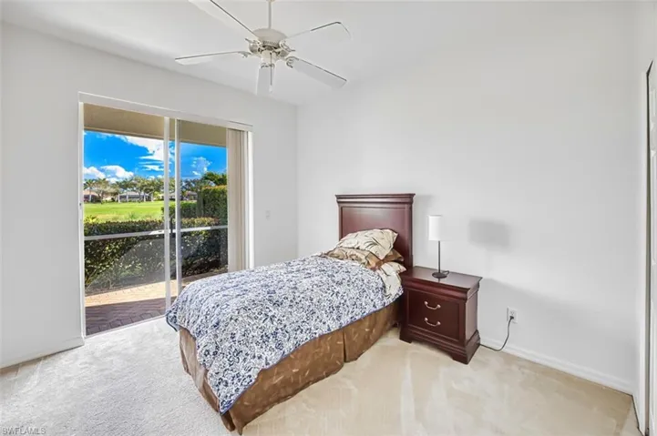 Bedroom 2 with slider to lanai