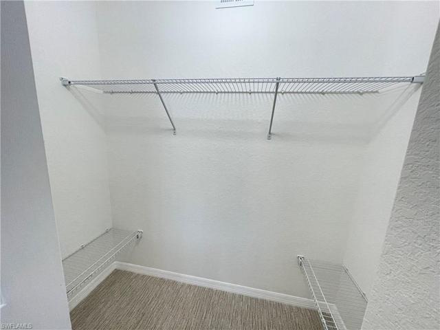 Walk in closets in guest rooms