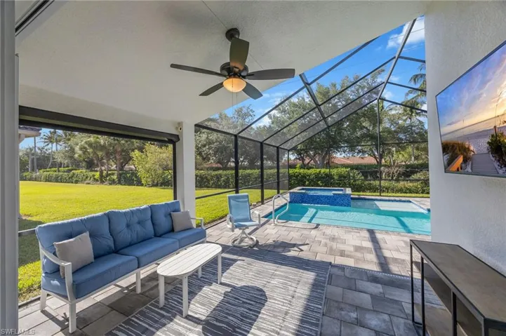 Covered Lanai With Pool View