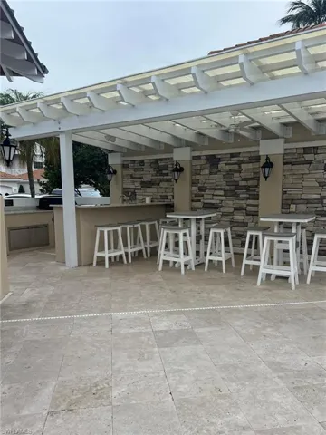 View of patio / terrace with a pergola
